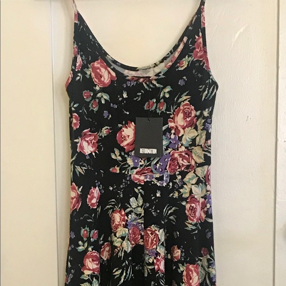 Reformation Cha Cha Dress in Bloom - Picture 7 of 8